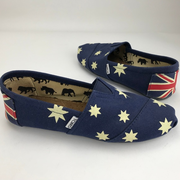 Toms Shoes - Toms Women Stars National Flag Australian Flag 8.5